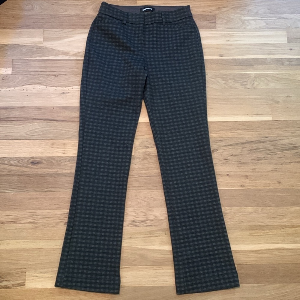 Express Columnist Barely Boot Mid Rise Stretch Pl… - image 2